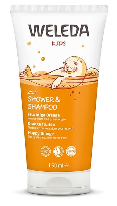 Laste šampoon-dušikreem Apelsin