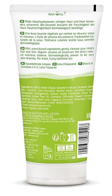 Laste šampoon-dušikreem Laim